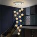 Modern Spiral Chandelier for Staircase - DWHOME