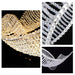 Modern Wave Crystal Chandelier Over Dining Table - DWHOME