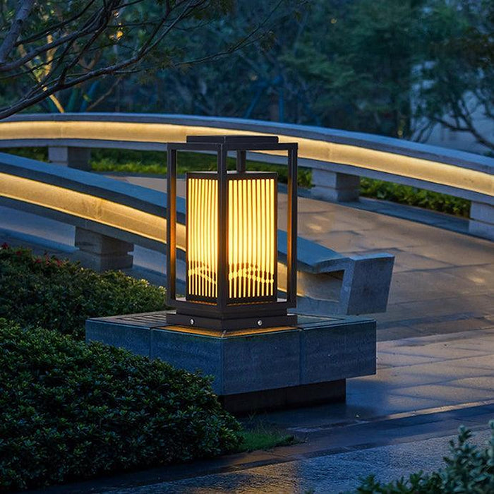 Square Cage Outdoor Light-DWHOME