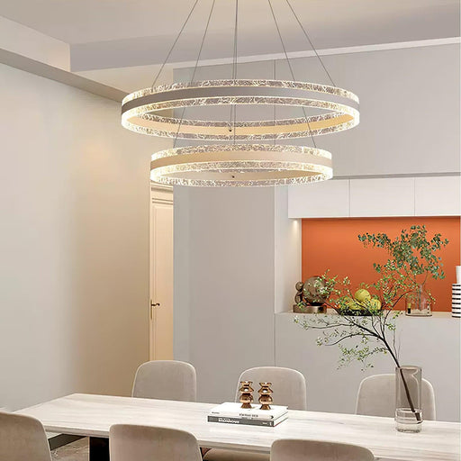 Modern Circle LED Chandelier-DWHOME