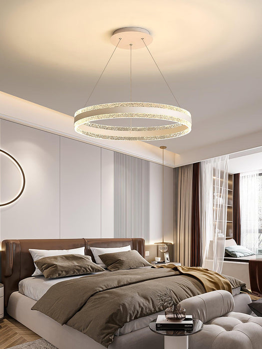 Modern Circle LED Chandelier-DWHOME