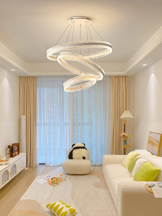 Modern Circle LED Chandelier-DWHOME