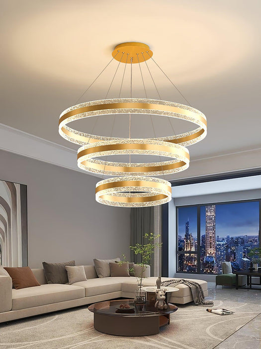 Modern Circle LED Chandelier-DWHOME