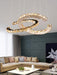 Modern Crystal Double C Chandelier-DWHOME