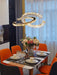 Modern Crystal Double C Chandelier-DWHOME