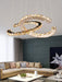 Modern Crystal Double C Chandelier-DWHOME