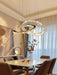 Modern Crystal Double C Chandelier-DWHOME