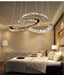 Modern Crystal Double C Chandelier-DWHOME