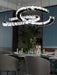 Modern Crystal Double C Chandelier-DWHOME