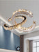 Modern Crystal Double C Chandelier-DWHOME