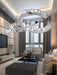 Modern Crystal Double C Chandelier-DWHOME