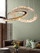 Modern Crystal Double C Chandelier-DWHOME