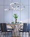 Modern Crystal Double C Chandelier-DWHOME