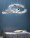Modern Crystal Double C Chandelier-DWHOME