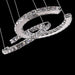 Modern Crystal Double C Chandelier-DWHOME