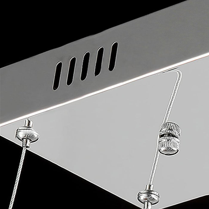 Modern Crystal Double C Chandelier-DWHOME