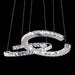 Modern Crystal Double C Chandelier-DWHOME