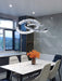 Modern Crystal Double C Chandelier-DWHOME