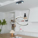 Modern Crystal Double C Chandelier-DWHOME