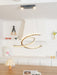 Modern Crystal Double C Chandelier-DWHOME