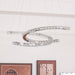 Modern Crystal Double C Chandelier-DWHOME
