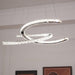 Modern Crystal Double C Chandelier-DWHOME