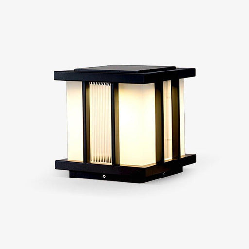 Modern Cube Solar Outdoor Light-DWHOME