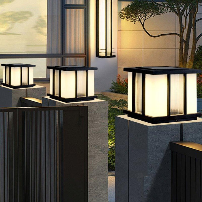 Modern Cube Solar Outdoor Light - DWHOME