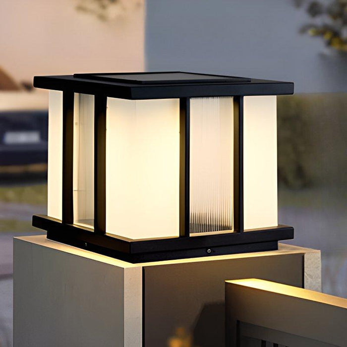 Modern Cube Solar Outdoor Light - DWHOME