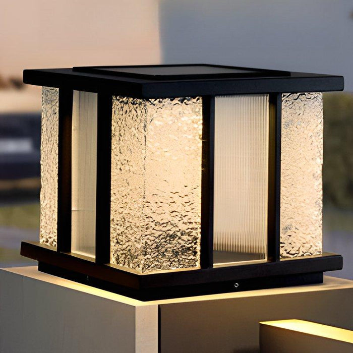 Modern Cube Solar Outdoor Light - DWHOME