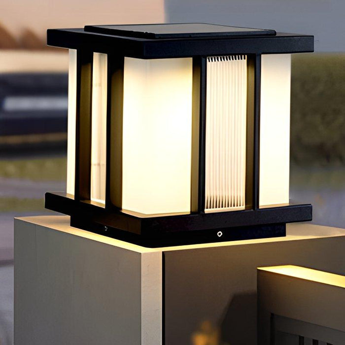 Modern Cube Solar Outdoor Light - DWHOME