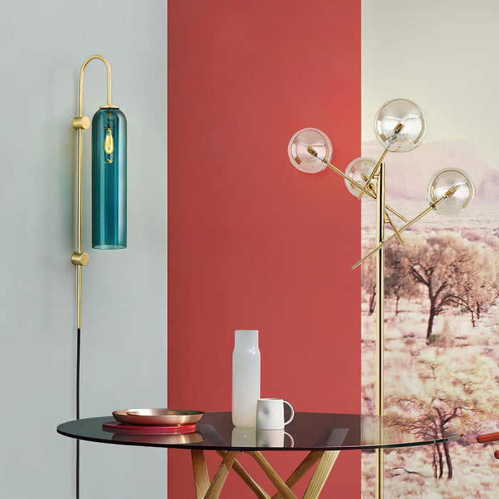 Modern Glass Plug-In Wall Lamp - DWHOME