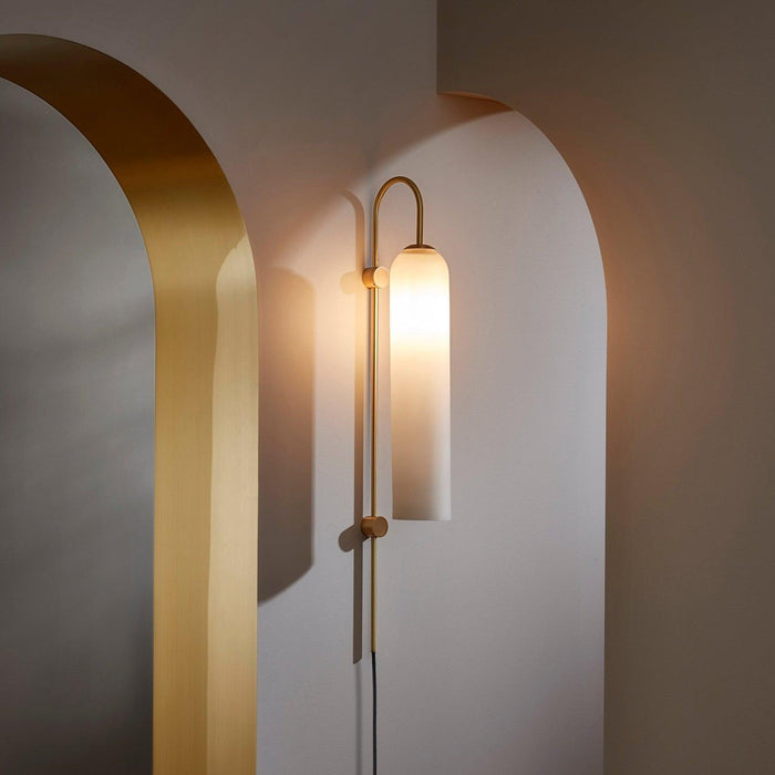 Modern Glass Plug-In Wall Lamp - DWHOME