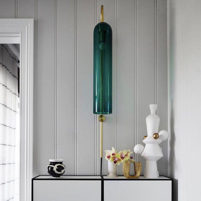 Modern Glass Plug-In Wall Lamp - DWHOME