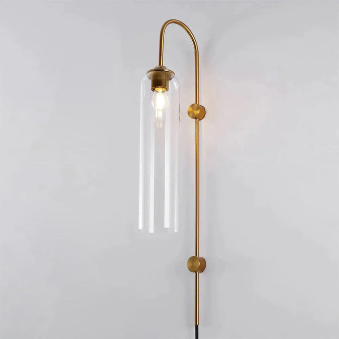 Modern Glass Plug-In Wall Lamp - DWHOME