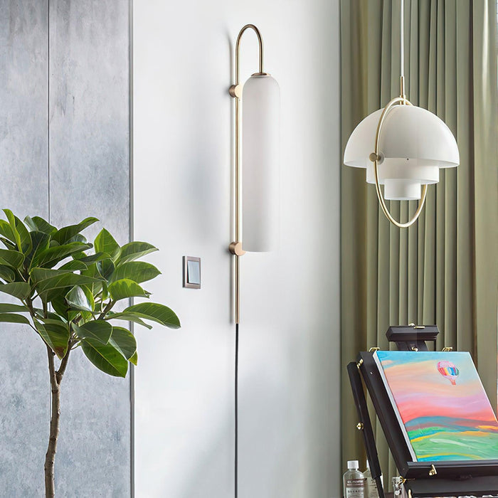 Modern Glass Plug-In Wall Lamp - DWHOME