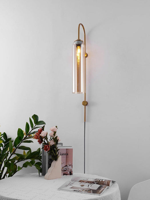 Modern Glass Plug-In Wall Lamp - DWHOME