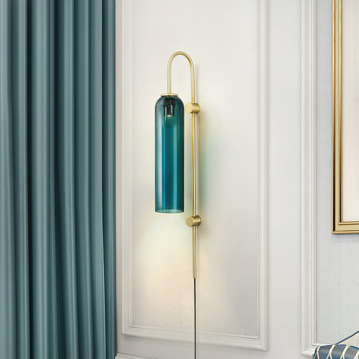 Modern Glass Plug-In Wall Lamp - DWHOME
