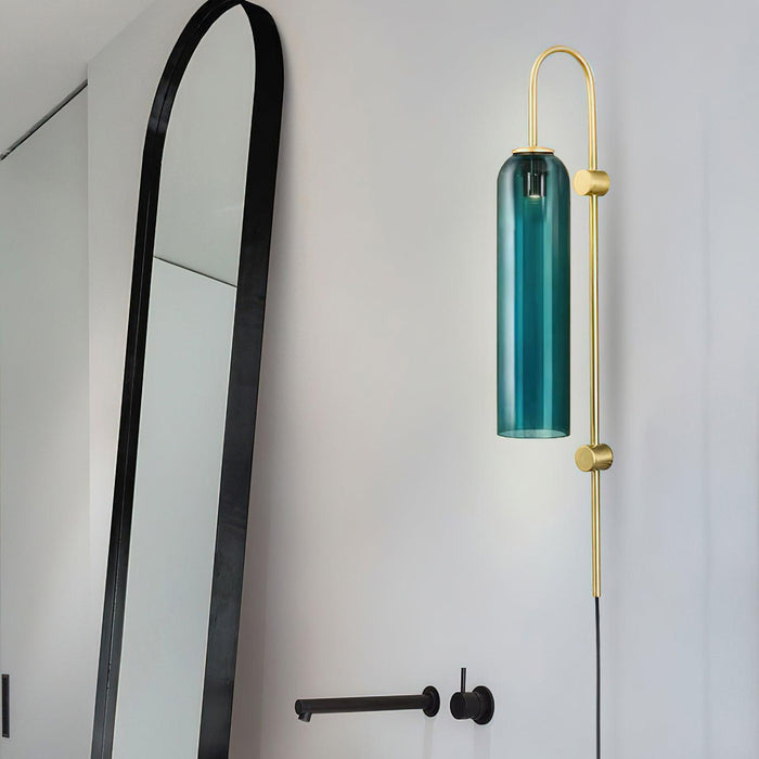 Modern Glass Plug-In Wall Lamp - DWHOME