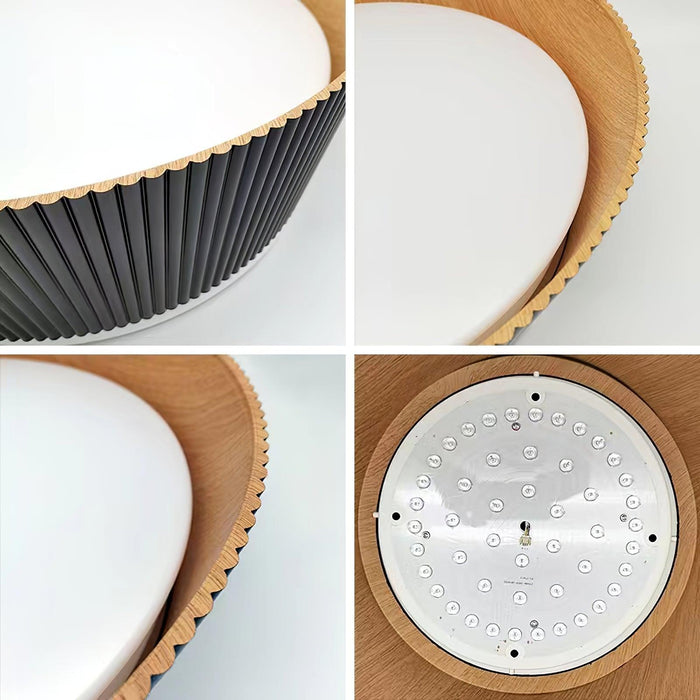 Modern Ribbed Ceiling Light-DWHOME