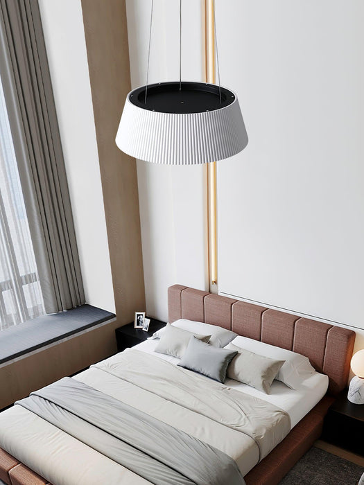 Modern Ribbed Pendant Light-DWHOME