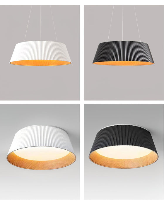 Modern Ribbed Pendant Light-DWHOME