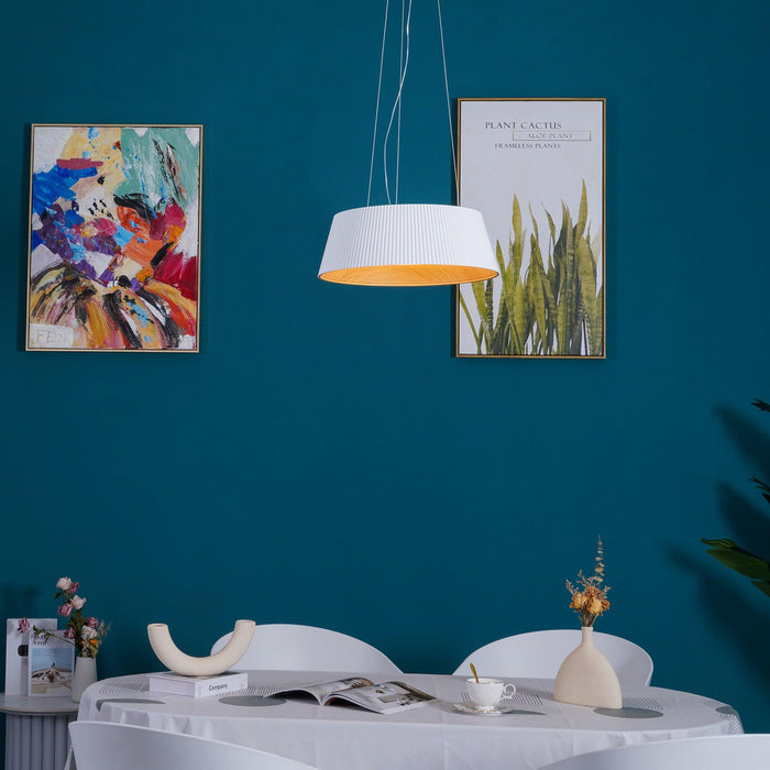 Modern Ribbed Pendant Light-DWHOME