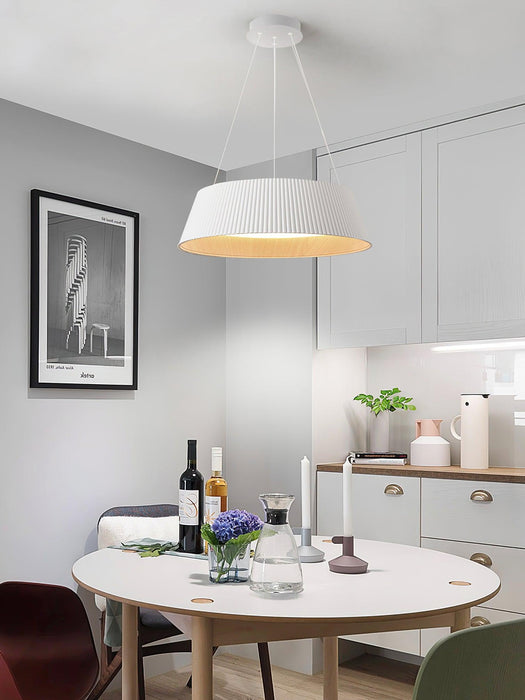 Modern Ribbed Pendant Light-DWHOME