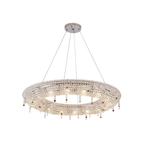 Modern Round Crystal Chandelier-DWHOME