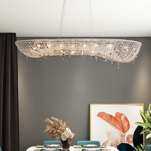 Modern Round Crystal Chandelier-DWHOME