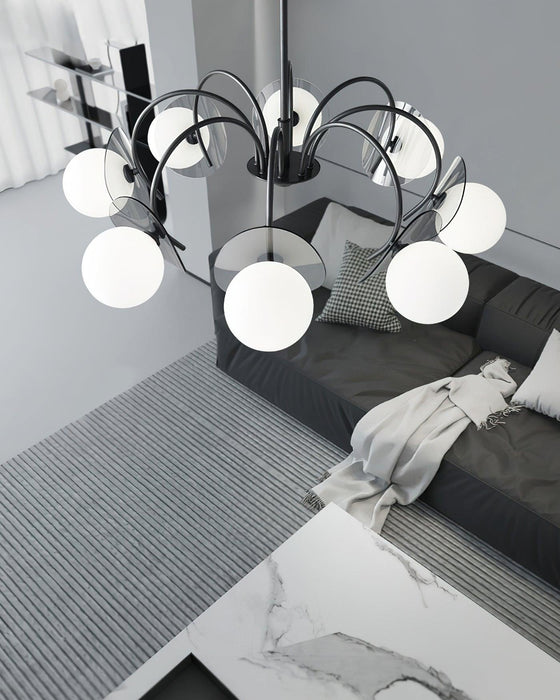 Molecular Spherical Glass Chandelier - DWHOME