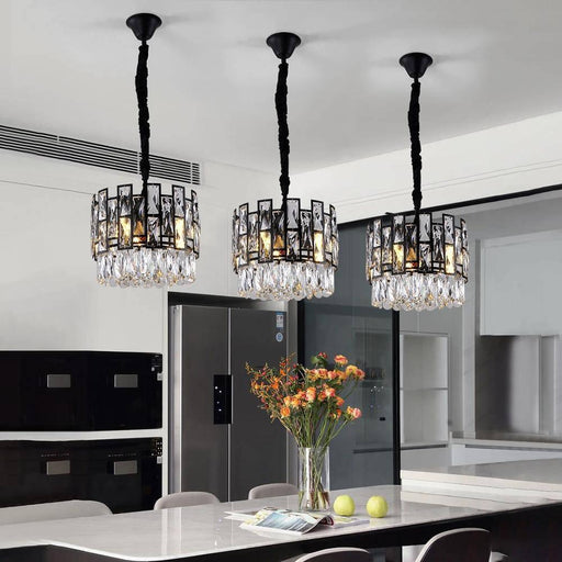 Molini 12" Crystal Light For Kitchen Island-DWHOME