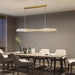 Moly Linear Crystal Chandelier for Dining Room&Kitchen - DWHOME