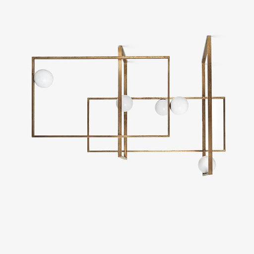 Mondrian Glass Ceiling Light-DWHOME